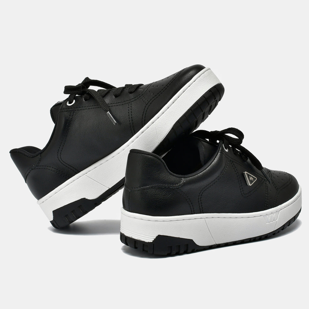 TENIS 042-008-01 EM SINTE PRETO/PRETO