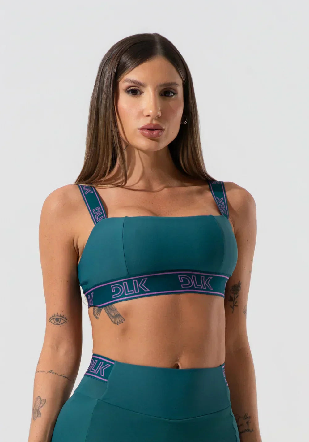 Kit Top fitness com bojo + Short activity