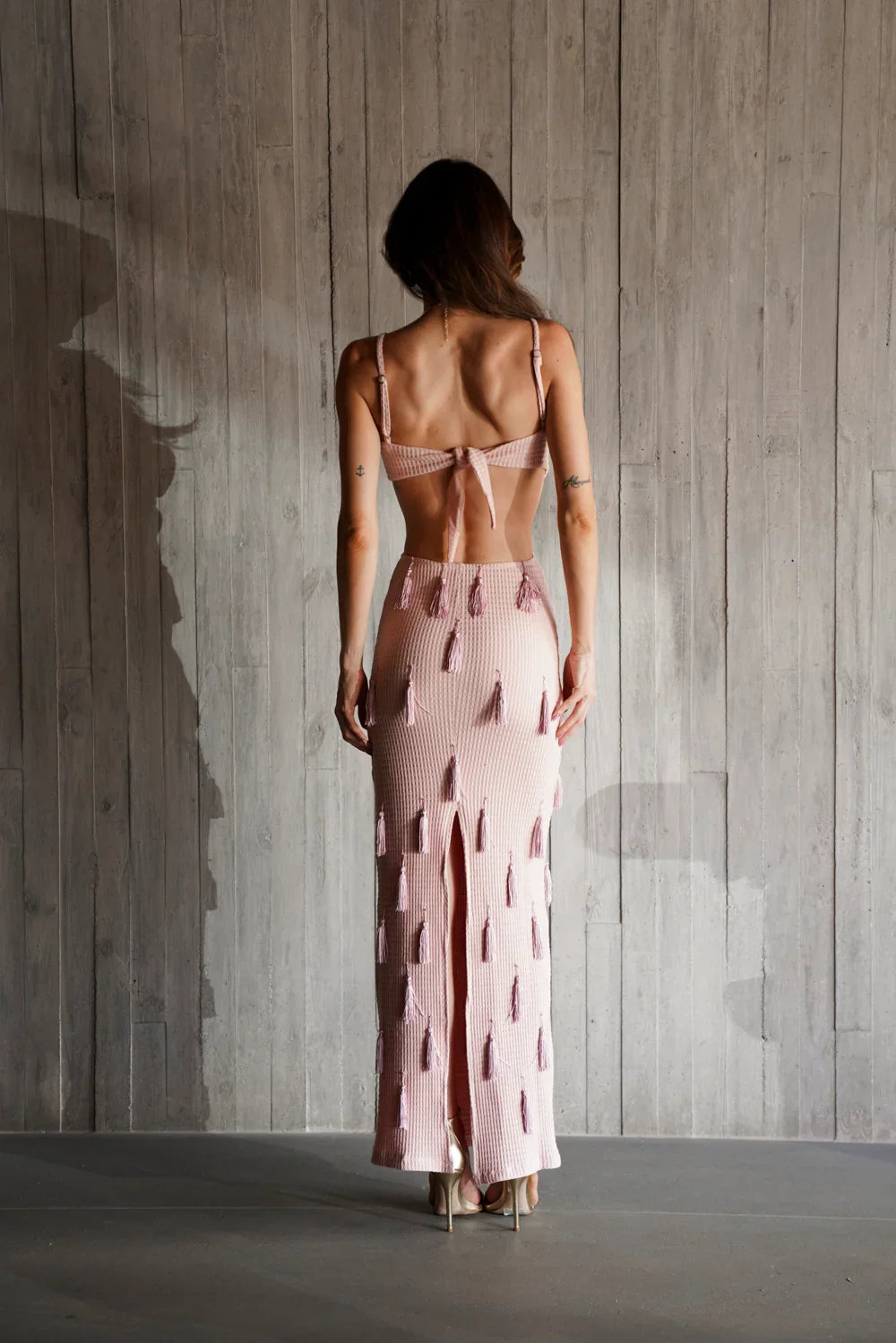 Vestido Quadrado Rosê