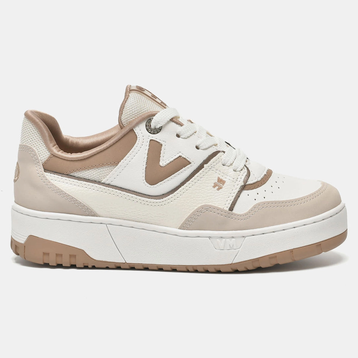 TENIS 042-032-29 EM SINTE BEGE/MILK/MILK/QUIN