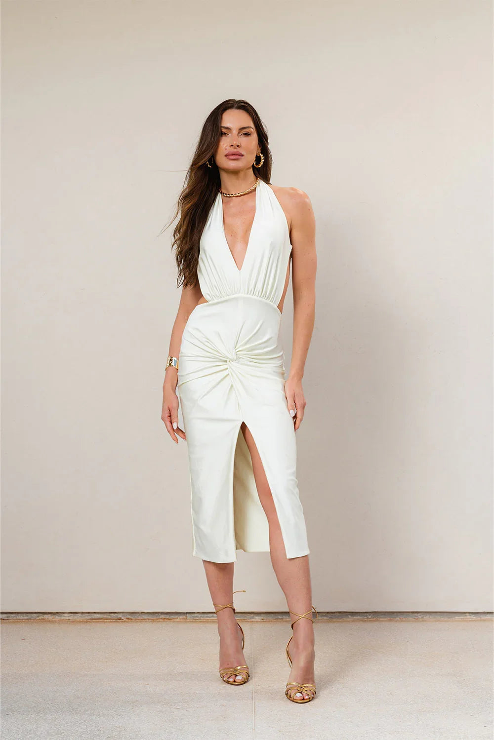 Vestido Positano Off White