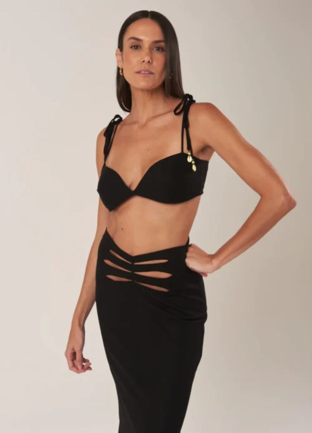 Top de Linho preto Maria