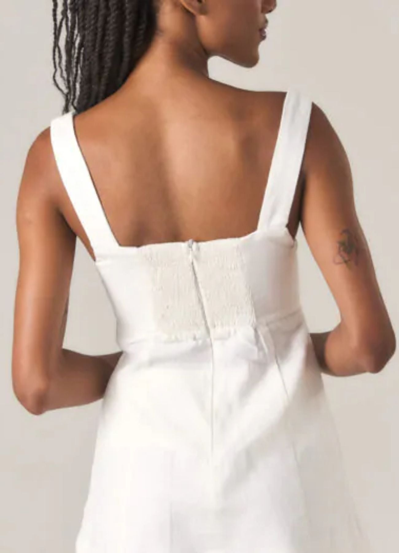 Bata de linho off-white Lara