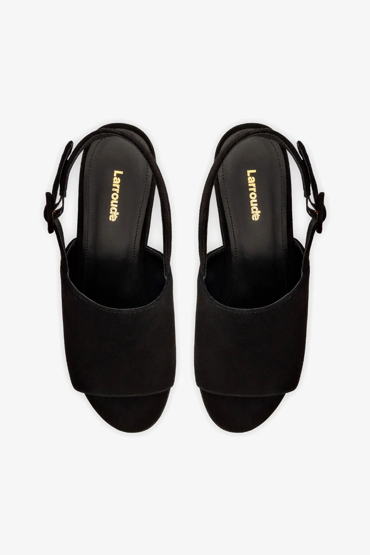 Sandália Plataforma Miso Camurça Preto