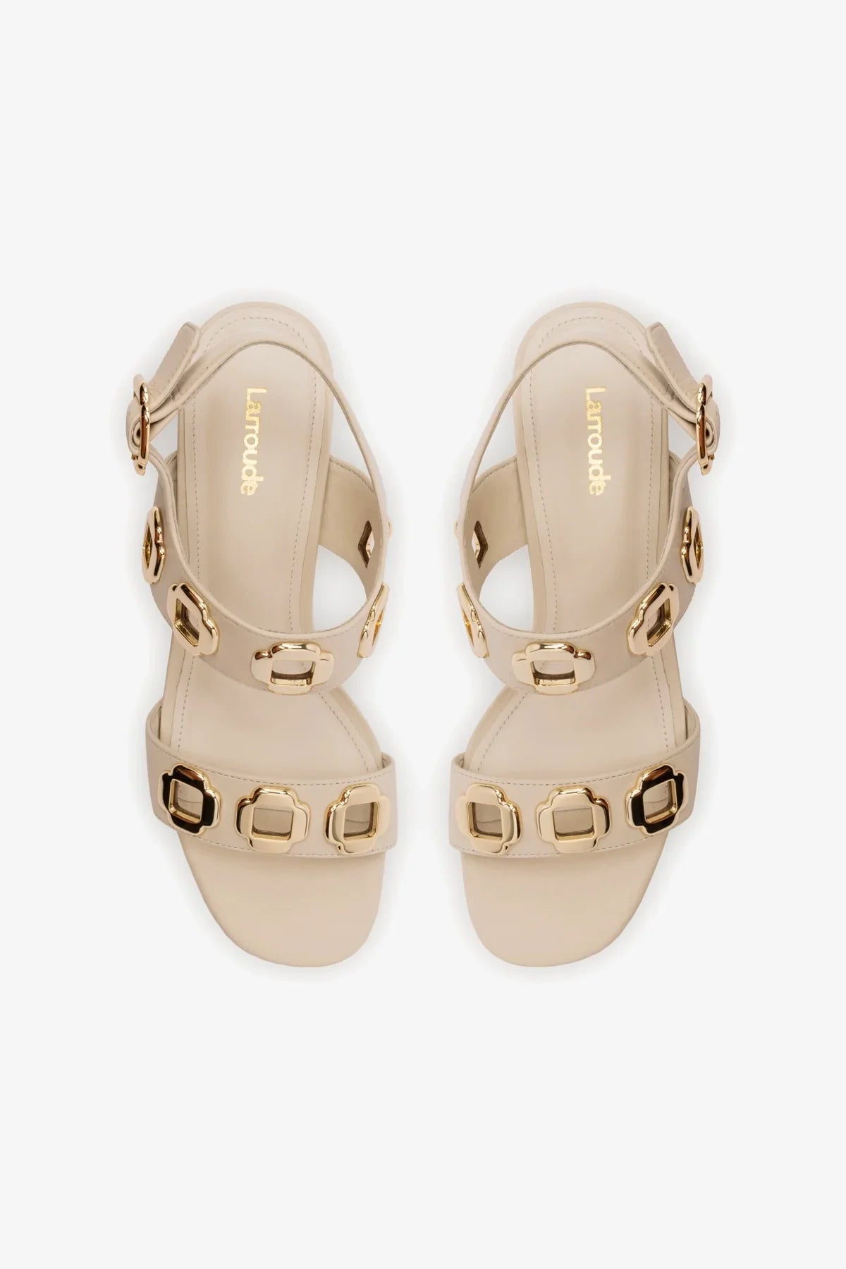 Sandália Milan Couro Off White