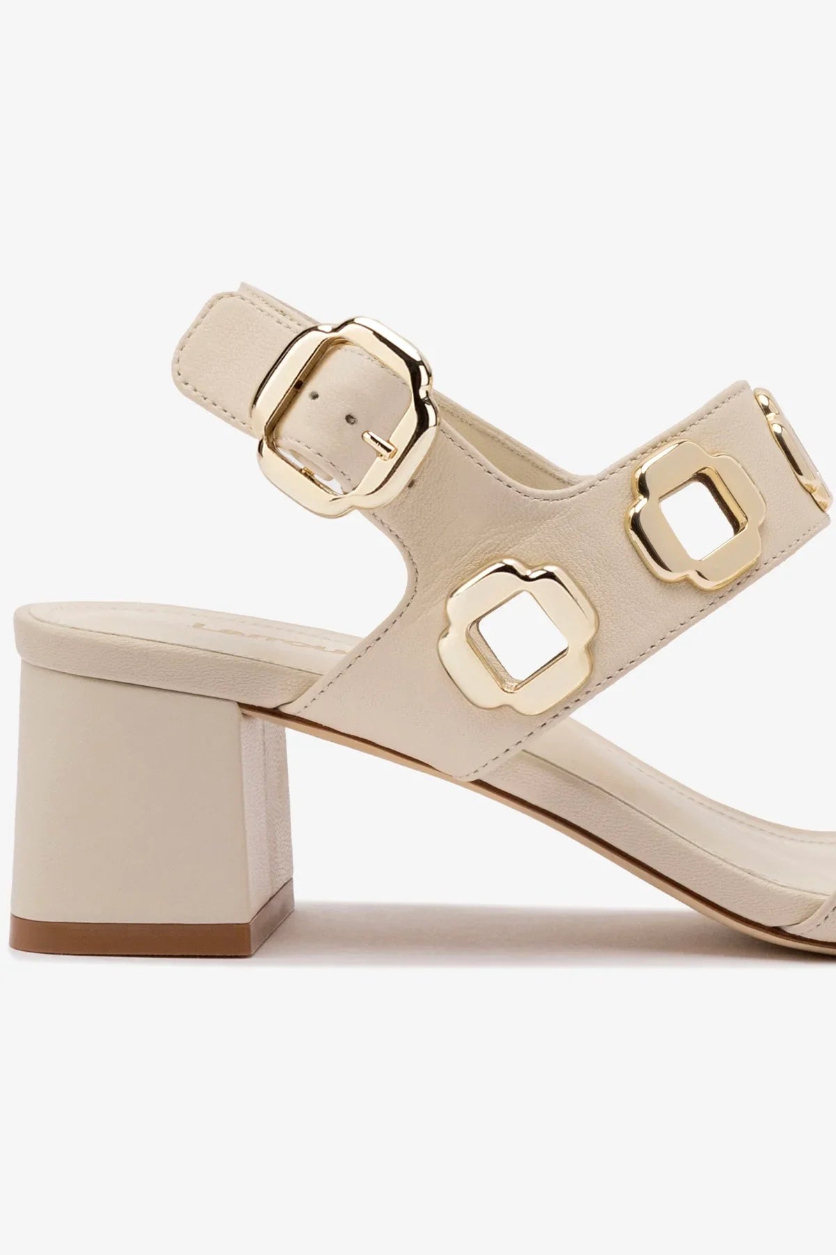 Sandália Milan Couro Off White