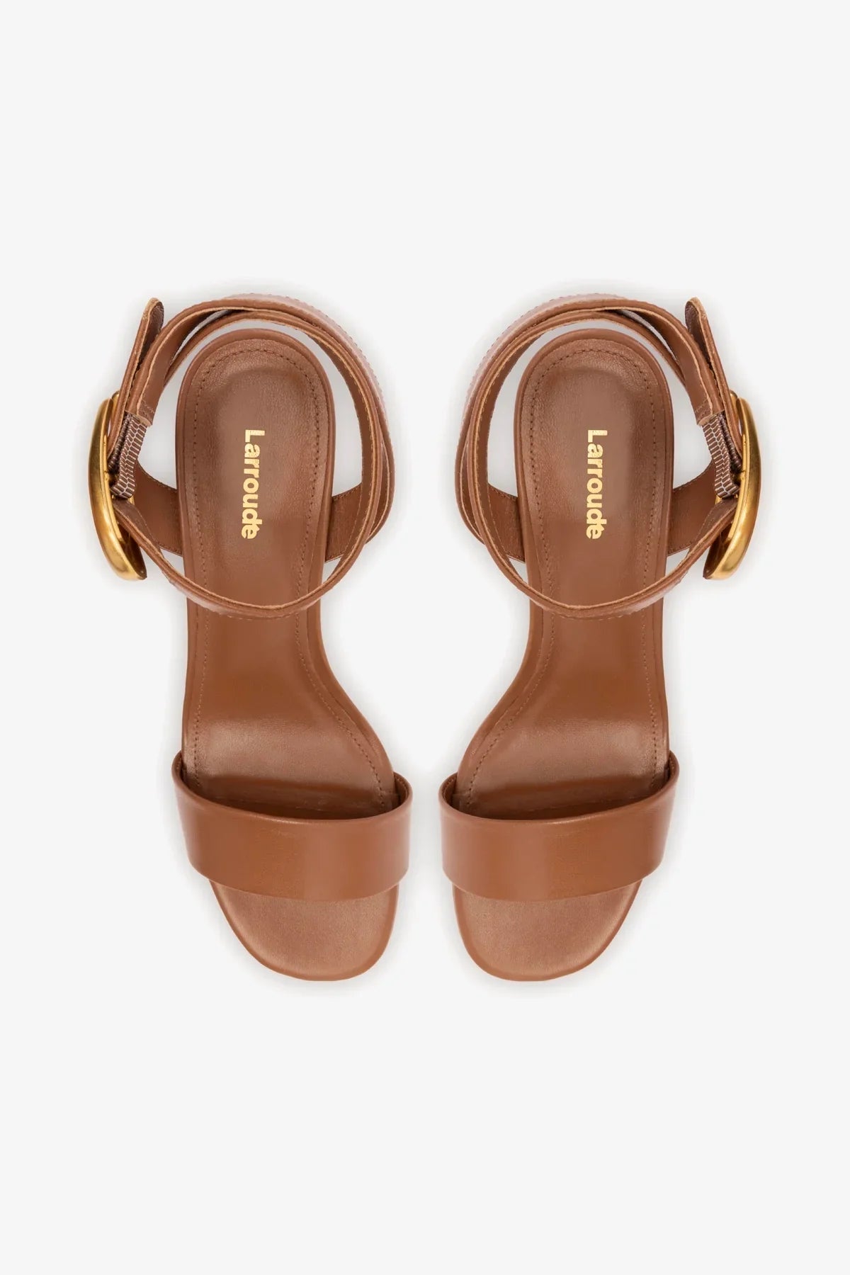 Sandália Dolly Verona Low Couro Caramelo