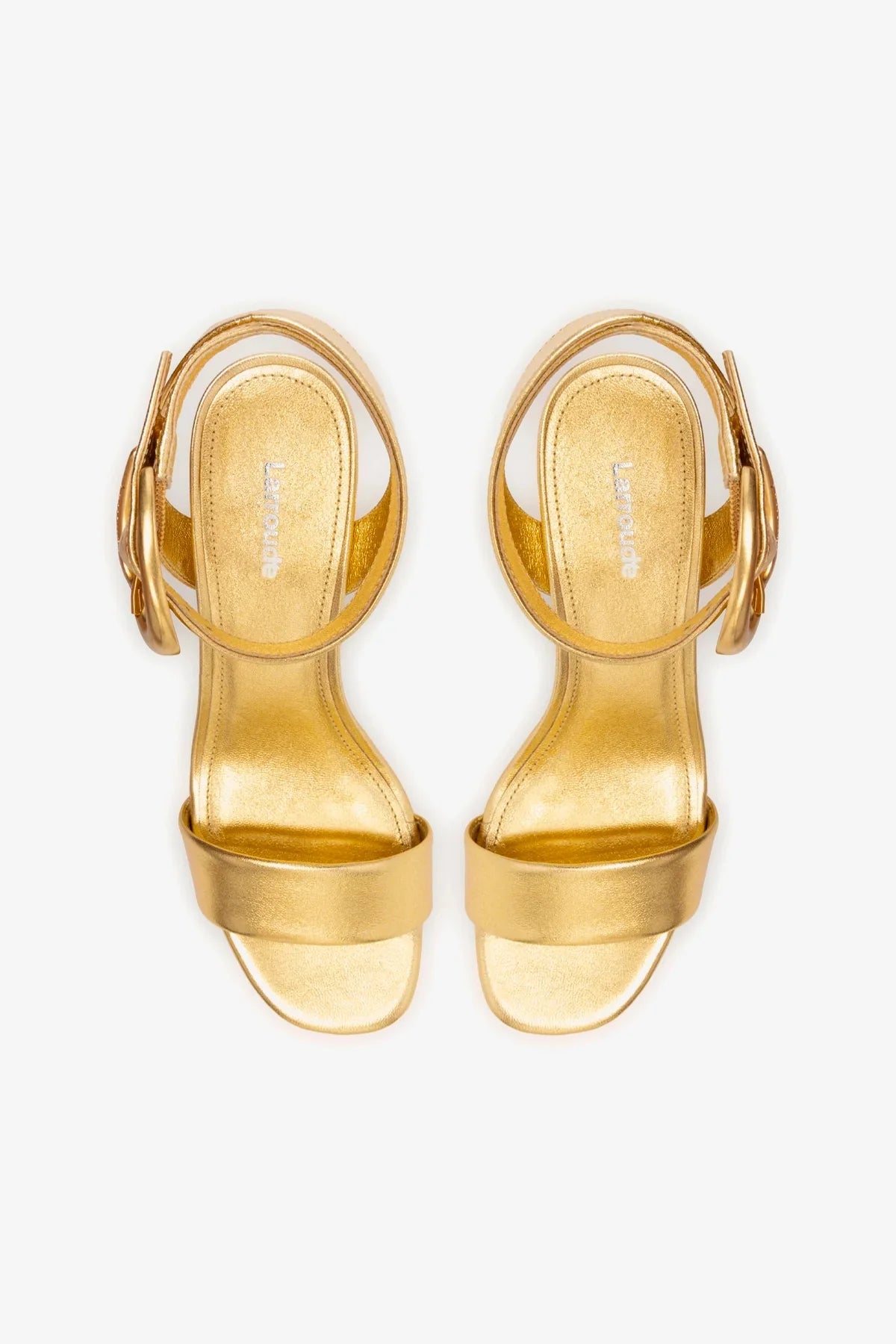 Sandália Dolly Verona Low Couro Dourado