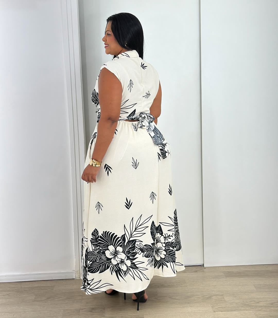 Vestido Longo Viscose - Melissa