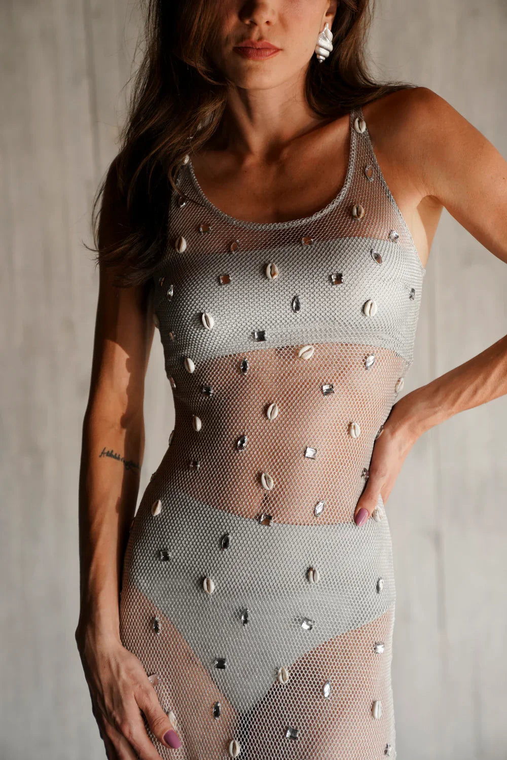 Vestido  Scorpios Búzios Prata