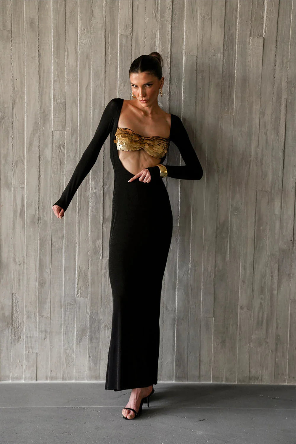 Vestido Nébula Preto