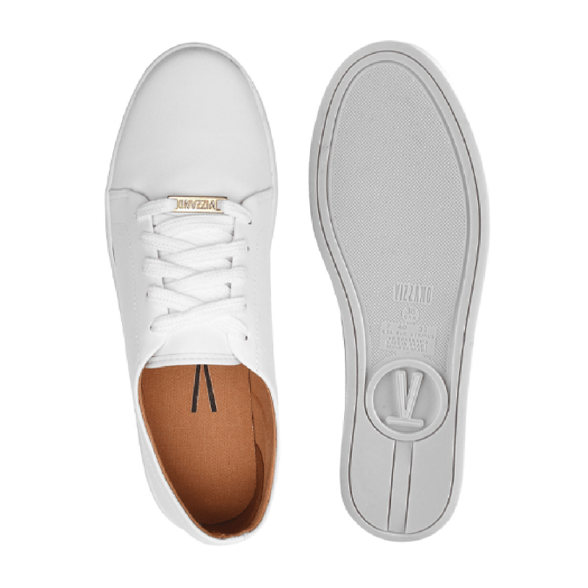 Tênis Vizzano Liso Pelica Branco